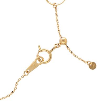 ふるさと納税 魚津市 K18YG バブルデザインチェーンブレスレット |  | 02