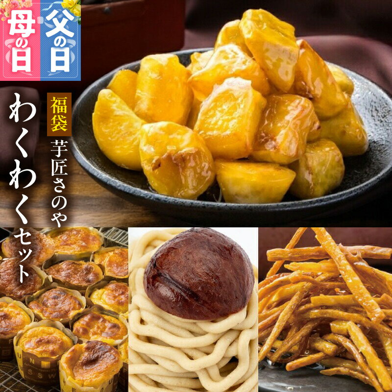 【ふるさと納税】芋匠さのや 福袋 わくわく スイーツセット スイートポテト モンブラン 大学芋 芋けんぴ スイーツ セット おやつ デザート お菓子 さつまいも 和菓子 洋菓子 詰め合わせ お取り寄せ 冷凍 大阪府 泉佐野市 送料無料