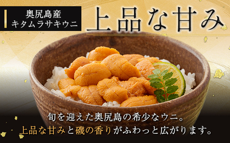 【2025年度先行予約】北海道奥尻産「キタムラサキウニ」250g (50g×5塩水パック)【期日指定不可】 【 ふるさと納税 人気 おすすめ ランキング うに ウニ 雲丹 海栗 塩水ウニ 塩水うに キ