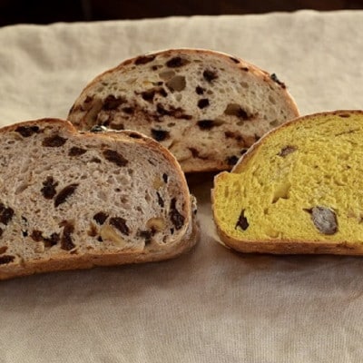 とかち産「焙煎ふすま」のとかち有機ふすまカンパーニュセット　5種9個【配送不可地域：離島】