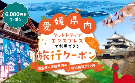 愛媛県内に泊まるふるさと納税旅行クーポン 6,000円分 旅行クーポン 旅行券 クーポン 券 旅行 観光 国内旅行 家族旅行 ひとり旅 愛媛県旅行 宿泊 カップル 夫婦 親子 家族 ファミリー （ 1130 ）