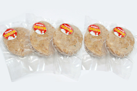 【浅沼養鶏場】チキンハンバーグ 約120g×5枚 (約600g) 農場直営親鶏肉使用 (AJ017)