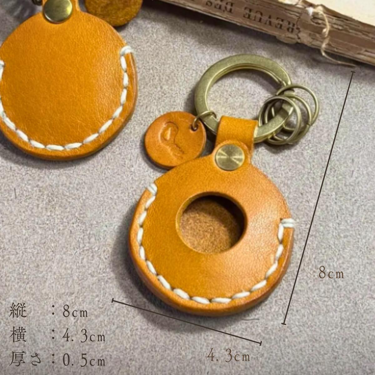 エアタグ 【one】エアタグキーリング エアタグ えあたぐ Airtag 革 本革 レザー れざー 革製品 革商品 ケース