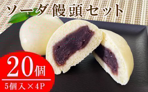 ソーダ饅頭(プレーン)20個セット