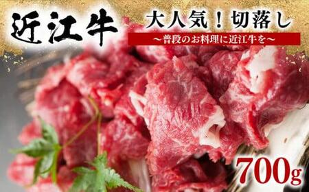 近江牛 切り落とし 700g  ( 和牛 国産 和牛 ブランド 和牛 三大和牛 三代 和牛 黒毛和牛 黒毛 和牛 近江牛 和牛 滋賀県 和牛 竜王町 和牛 産地直送 和牛 岡喜 和牛 )