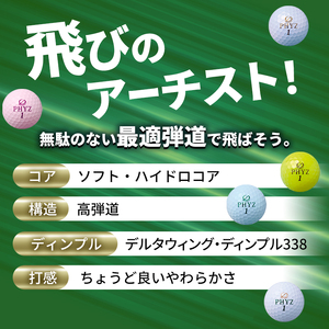 ゴルフ PHYZ 2ダースセット ゴルフボール ボール ブリヂストン ダース セット 【パールホワイト(PW）パールグリーン（PG）各1ダース】
