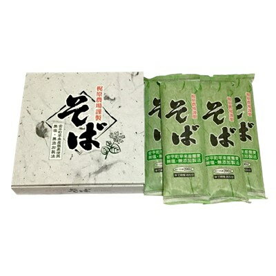 【ふるさと納税】乾麺そば(化粧箱2箱入り　単品10袋)【G1137101】