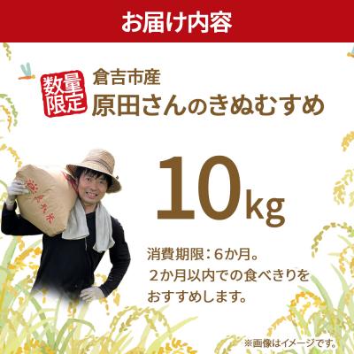 ふるさと納税 倉吉市 【新米】【在庫限定】令和7年産米 原田さんのきぬむすめ 10kg (原田農園)数量限定 30G009 |  | 03