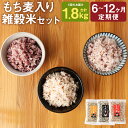 【ふるさと納税】【選べる定期便】もち麦入り雑穀米 贅沢ブレンド 600g×3種類 6ヶ月定期便/12ヶ月定期便 熊本県菊池産 残留農薬不検出 真空パック 便利なチャック付 お米 もち麦 雑穀米 セット 九州産 熊本県産 菊池市産 送料無料