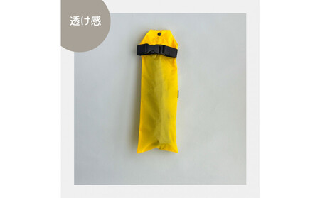 【黄色】外付け折りたたみ傘ケース 傘ホルダー　折りたたみ傘カバー