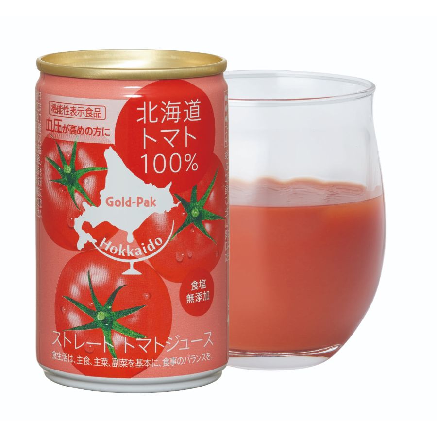 ＜ゴールドパック＞北海道トマト100％ジュース　160g×20本
