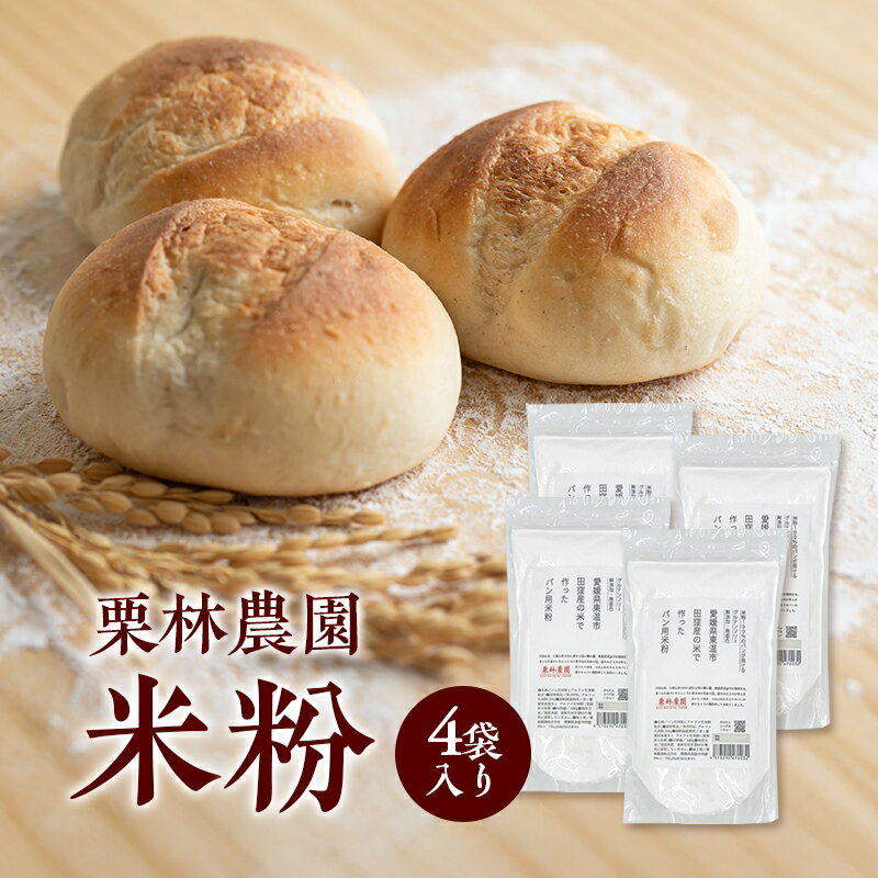 【ふるさと納税】米粉 「栗林農園」パン用米粉 米粉パン グルテンフリー お米 無添加 東温市