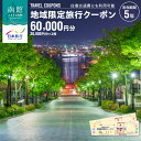 【ふるさと納税】地域限定 旅行クーポン 60,000円分 北海道 函館市 日本旅行 函館市内 1泊以上 交通費 現地 旅行 観光 体験 宿泊 クーポン 精算 幅広く 利用 有効期限 5年間 郵送 簡易書留 函館 五稜郭 湯の川 温泉 函館山 送料無料