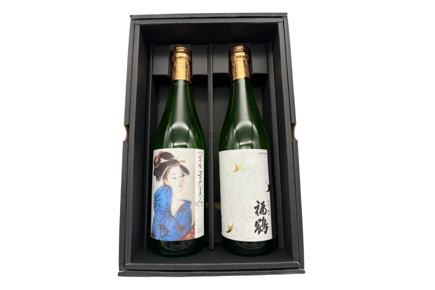 酒 日本酒 大吟醸 平戸美人 & 純米吟醸 福鶴 720ml 計2本 12回 定期便 [福田酒造 長崎県 平戸市 hr42bgy410160] お酒 飲み比べ のみくらべ 冷酒