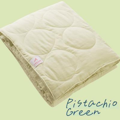 ふるさと納税 福山市 ちょうどよい心地5層ガーゼケット【シングル】ピスタチオグリーン約150×210cm