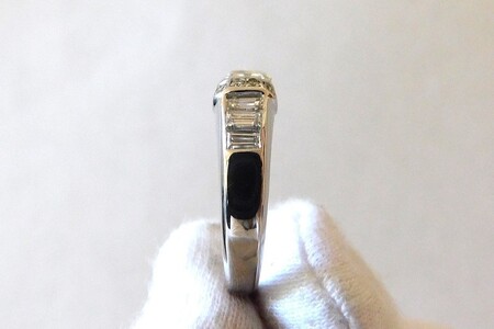 【ふるなび限定】【一点もの】Pt900　ダイヤモンド（0.881ct）リング　M20　K06082-H　FN-Limited-SP