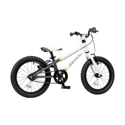 ふるさと納税 瀬戸市 【完成車】ヨツバサイクルのZERO 16インチ STRIPE グレーホワイト サイドスタンド付属 |  | 02