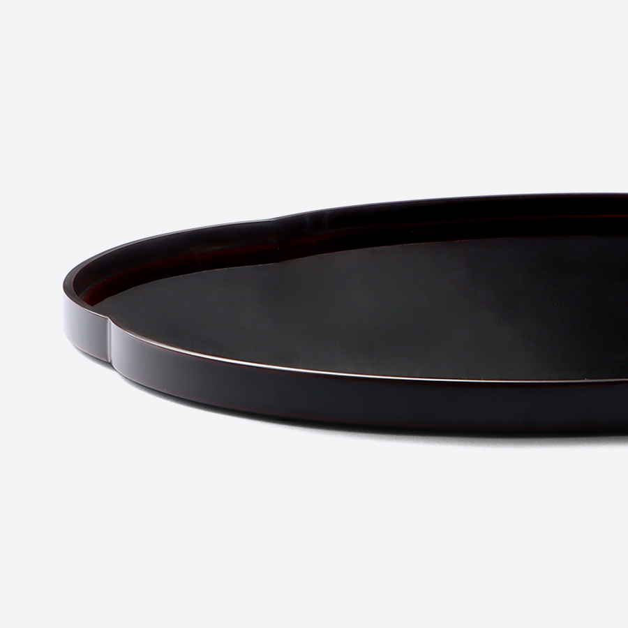 ＜中島忠平漆器店＞梅型卓上膳　溜