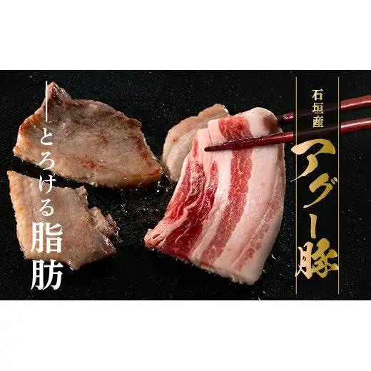 石垣島産 やえやまファームのアグ―豚（南ぬ豚）焼肉セット600g E-23