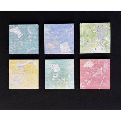 ふるさと納税 中野市 箔アートプレート三寸(裏面マグネット仕込み)　6枚選-4