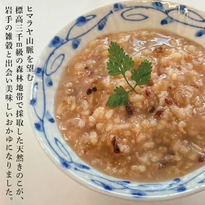 ふるさと納税 洋野町 きのこ入り雑穀がゆ3種(松茸・本しめじ・ポルチーニ)各1食(計3食) |  | 01