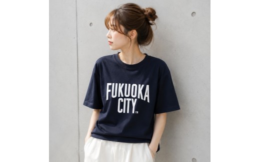 
                  FUKUOKA CITY T-shirt（フクオカシティTシャツ）ネイビー・120サイズ
                