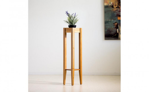 トール花台 消毒液スタンド 升型天板 ナチュラル aku101239601