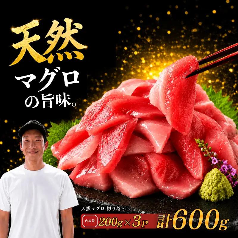 天然マグロ切り落とし 200g×3P マグロ