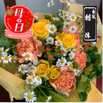 ふるさと納税 豊川市 【生花利休】生花花束　お祝い お礼 お家使い 母の日にもおすすめ! 2024年母の日は5月12日です |  | 03