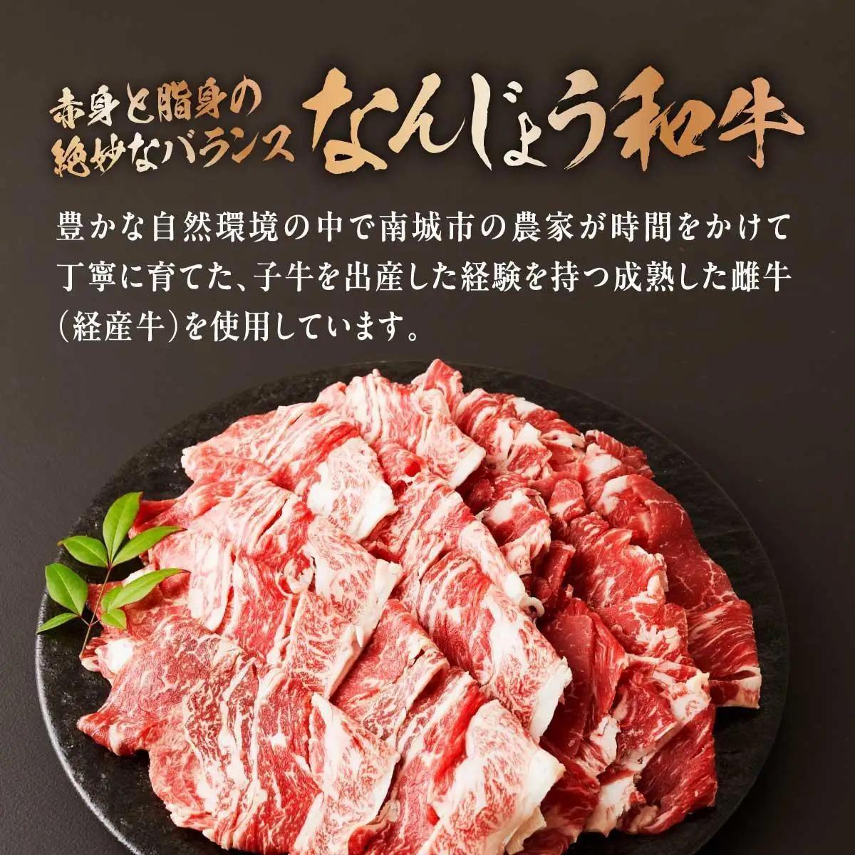  和牛切り落とし 200g×8パック なんじょう和牛 合計400g   