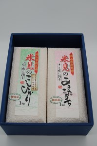 令和5年産 里山新見のめぐみ お米セット（1kg×2個）