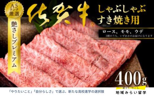 
            【セット】佐賀牛 しゃぶ/すき ロース モモ ウデ 400g
          