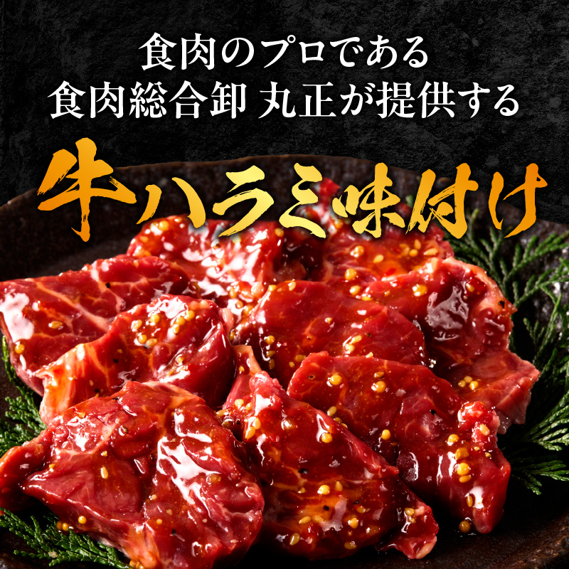 【食肉総合卸 丸正】牛ハラミ味付け 2.4kg
