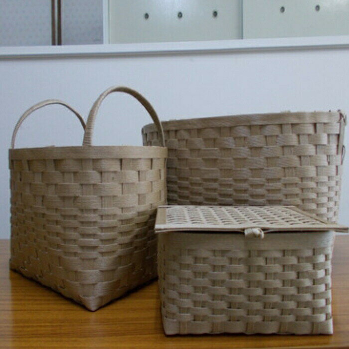 収納ボックス3点セット（茶系）