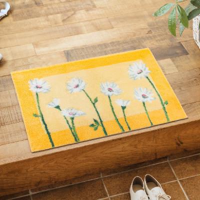 ふるさと納税 海南市 玄関マット　45×75cm　ウィルトン織り　日本製　風水　イノセントデイジー