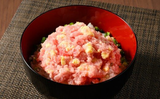 【県水の熟成まぐろ】熟成本鮪入りねぎとろ、熟成サーモンたたき、バババババター、まぐろカマ煮詰め合わせセット（本鮪入りたたき、サーモンたたき各500g×1、バババババター500g×1、まぐろカマ煮2個入