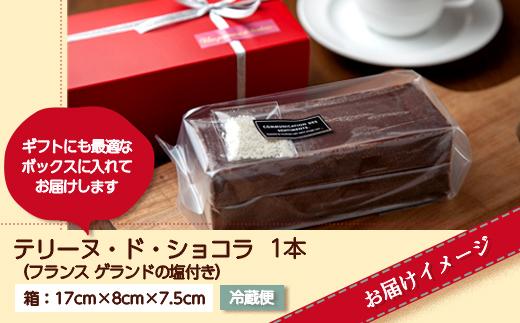 テリーヌ・ド・ショコラ フランスゲランド塩付き 1本 テリーヌ ショコラ 濃厚 チョコレート チョコ 塩 洋菓子 焼き菓子 菓子 お菓子 スイーツ 贈り物 プレゼント エイセンドウ 新潟県 南魚沼市