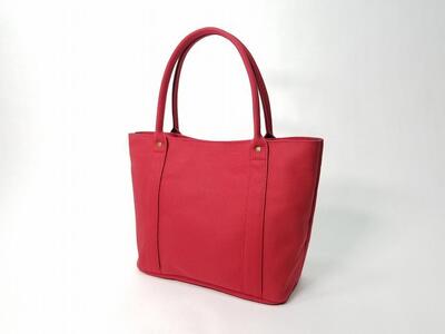 【いちひこ帆布】 ミニトート/赤