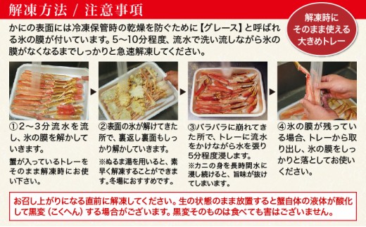 《12月1日～15日着》ますよね商店の元祖カット済み生ずわい蟹 600g × 5パック（総重量4.0kg）[001-c010-a]
