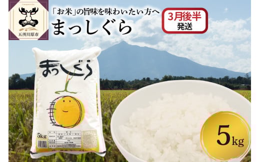 【2026年3月後半発送】まっしぐら5kg（白米）