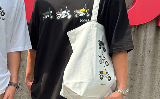 GORILLA-SIMPLE_トートバッグ【グレー】【1664560】