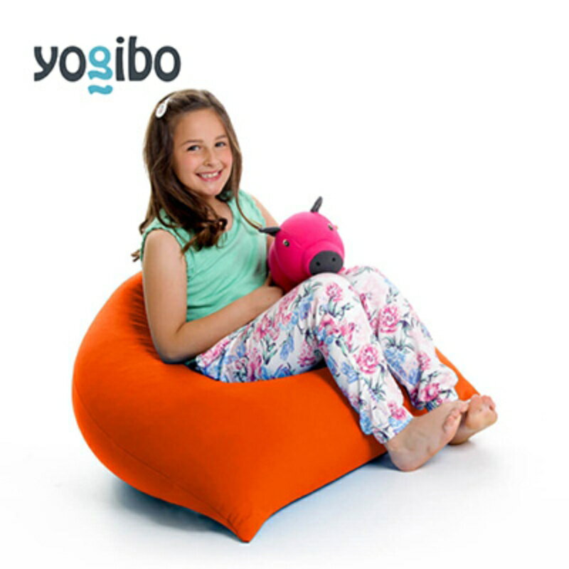 【ふるさと納税】Yogibo Pyramid ( ヨギボー ピラミッド ) オレンジ [ インテリア 寝具 ファッション ]　お届け：約2週間後発送予定(大型連休除く)