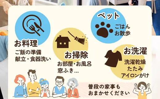 家事代行サービス　スポット　2時間／回　100P8405【家事代行サービス はる。】