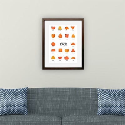 ＼京都・綾部の癒やし系作家/【絵画】　FACE　額装サイズ526mmx412mm【1090806】