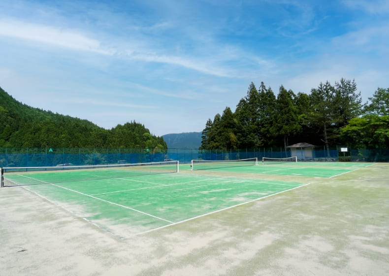 奈良県曽爾村民宿2・7 テニスコート貸切チケット（1面 1日貸切） /// テニス チケット 貸切 貸し切り