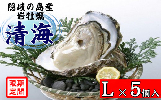0501　隠岐のいわがき「清海」L【5個セット】