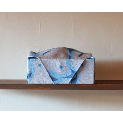 ふるさと納税 与謝野町 正絹縮緬友禅風呂敷　千鳥 |  | 02