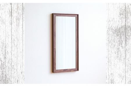 府中家具　Mirror VALLE　42×84　ウォールナット No.621-01