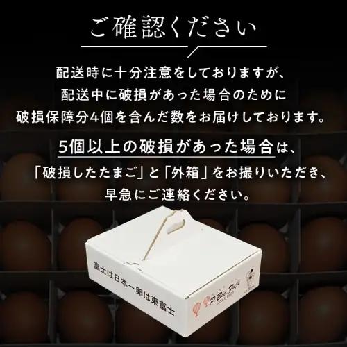 【定期便12ヵ月】《毎月10日お届け》御殿たまご 赤たまご 24個入（破損保障含む）（6個入モウルドパック×4P入）◇ ｜ 卵 タマゴ 玉子 たまごかけご飯 生卵 鶏卵 卵焼き 国産 御殿場産 ※北海