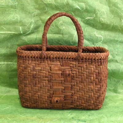 ふるさと納税 丸森町 ぶどうつるバッグ　NO.18